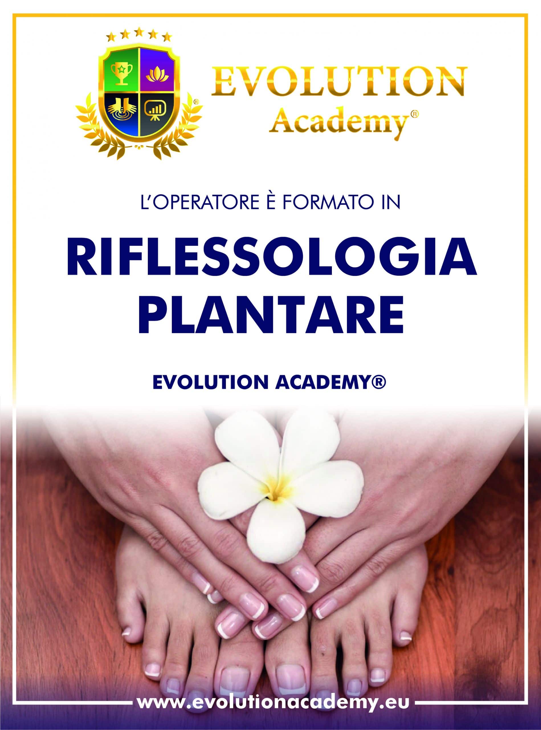 Il poster del corso di riflessologia plantare
