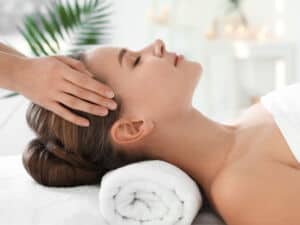Relaxing massage therapy at Evolution Academy® for overall wellness and stress relief.