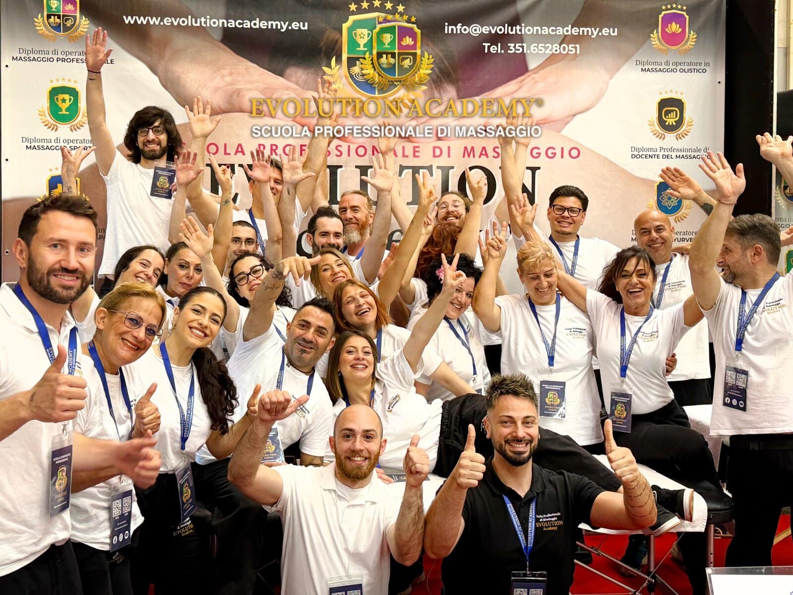 Operatore massaggi professionale formazione Evolution Academy Italia.