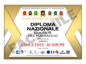 Diploma Professionale di Docente del Massaggio