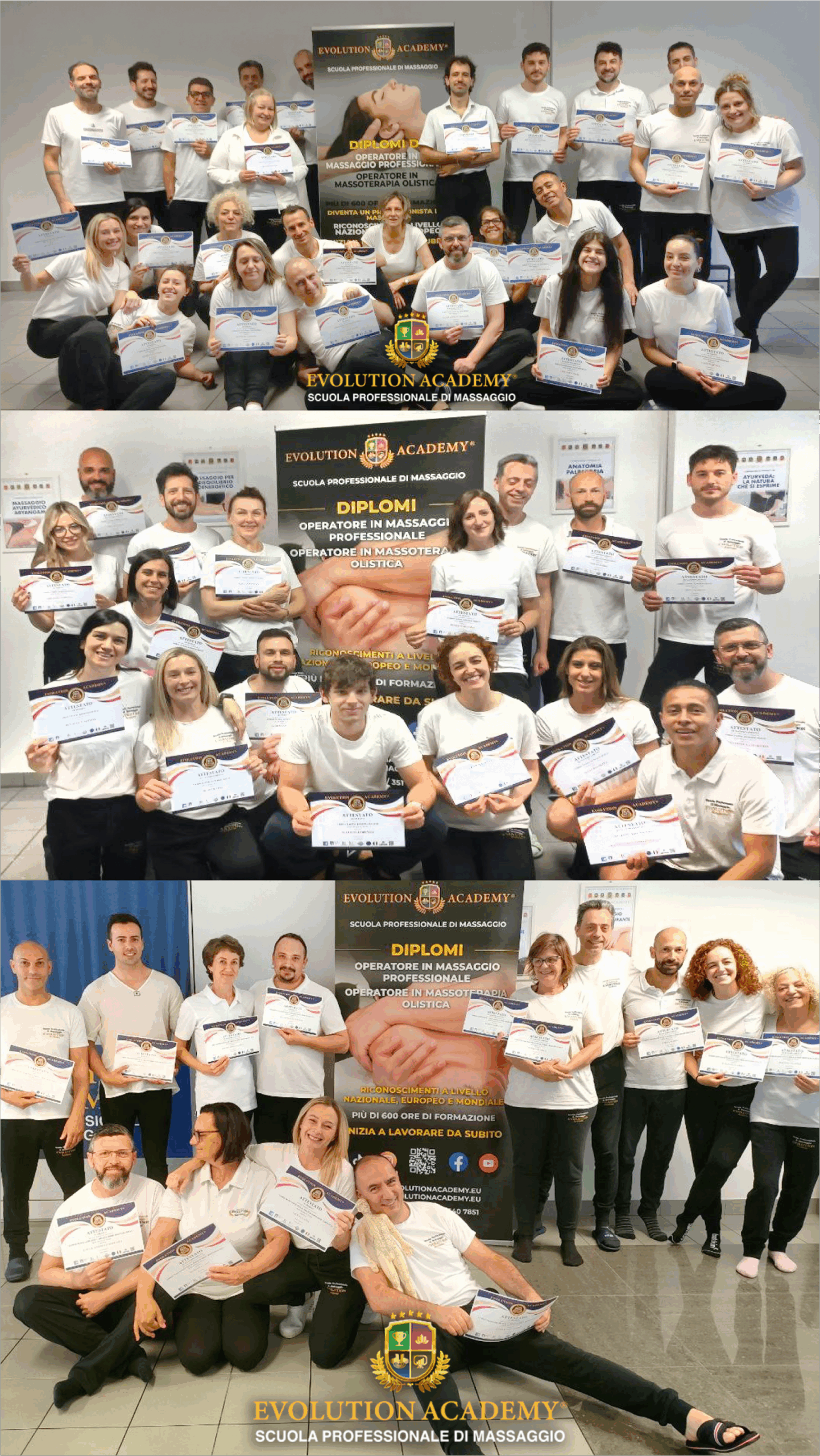 Operatore in massaggio professionale, corsi di formazione Evolution Academy Italy.