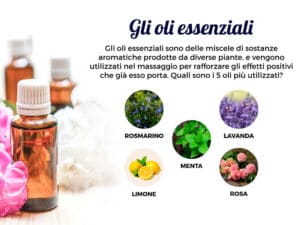 Olii essenziali: i 5 più utilizzati nel massaggio