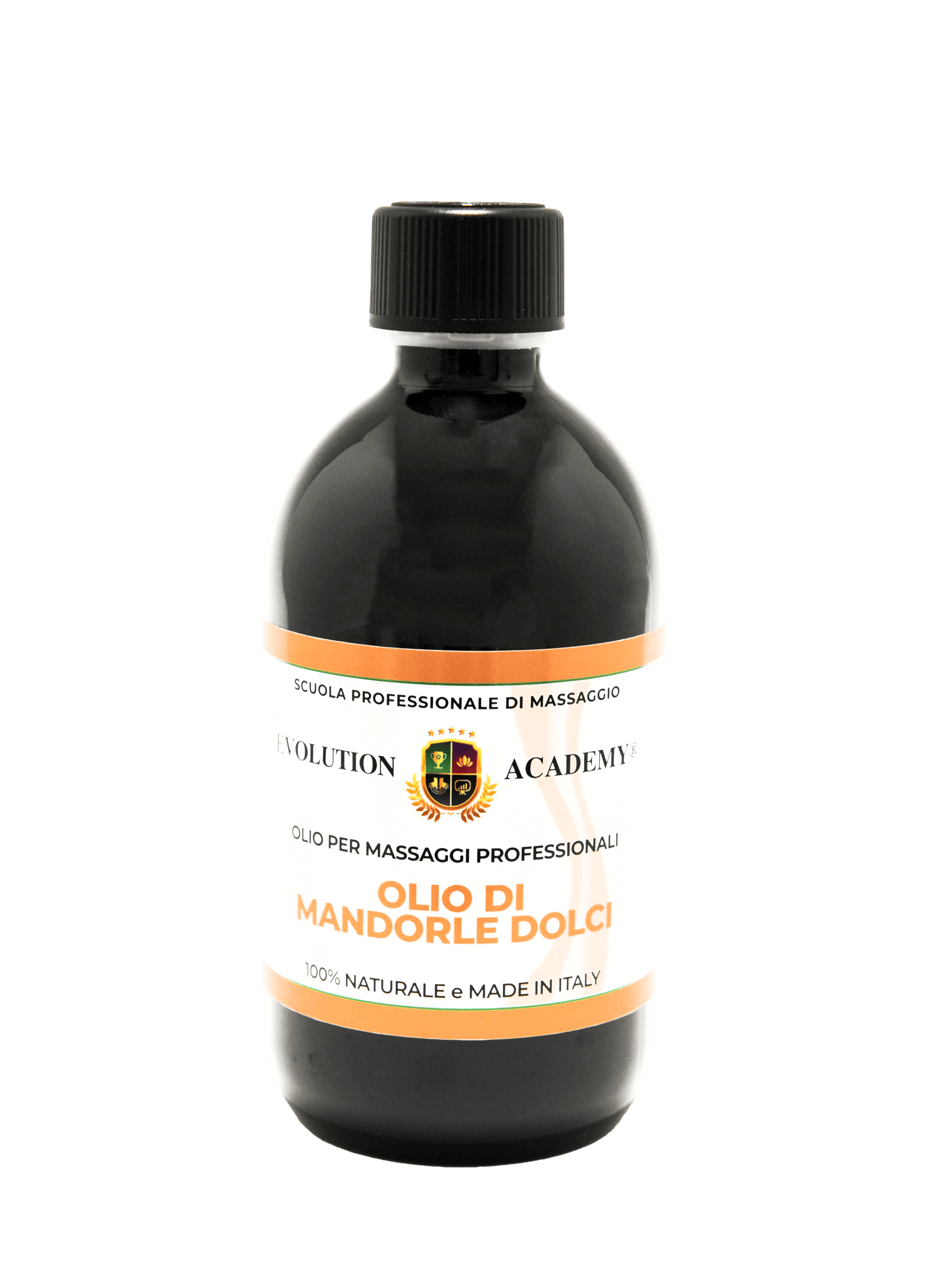 Olio di mandorle dolci per massaggi professionali e benessere.