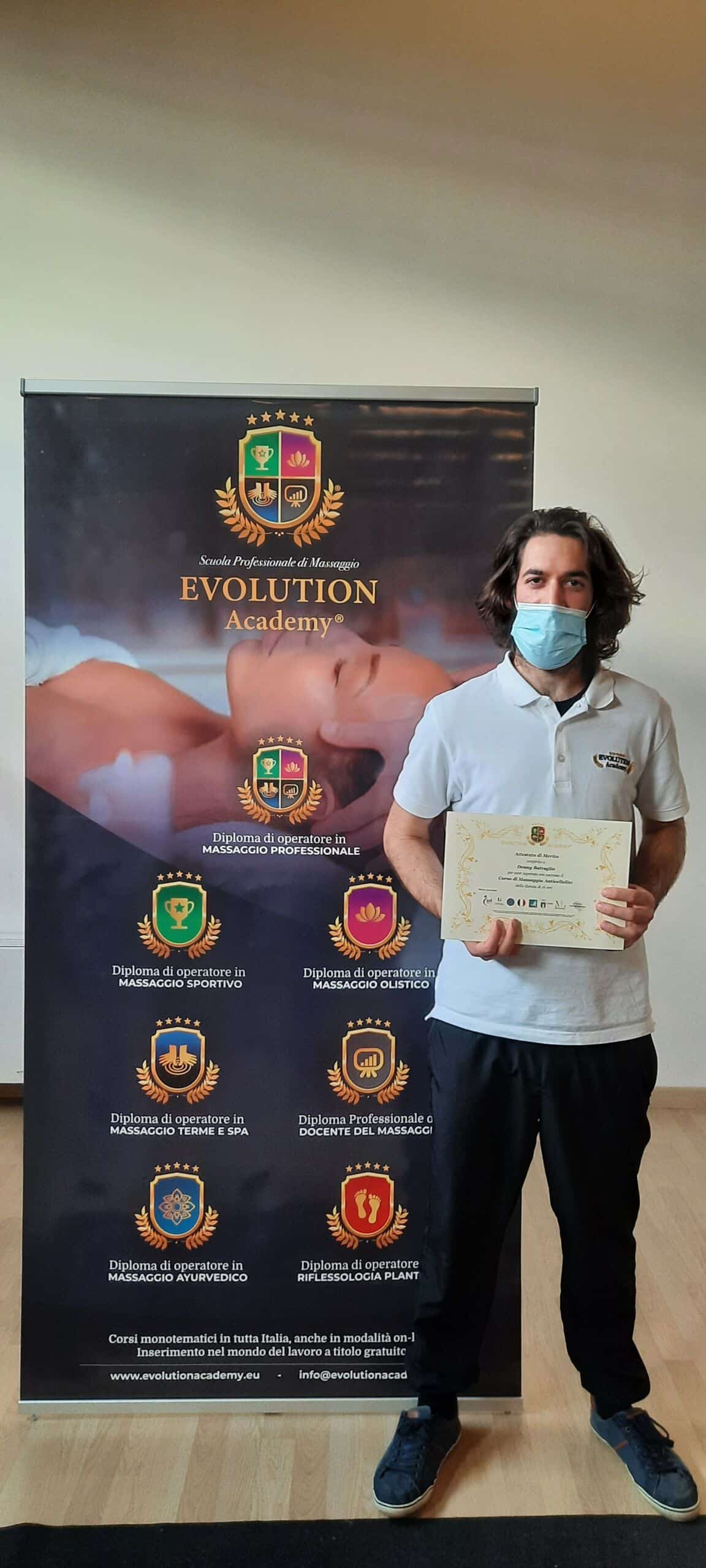 Massaggio professionale, diploma, formazione, scuola di massaggi, evoluzione academy.