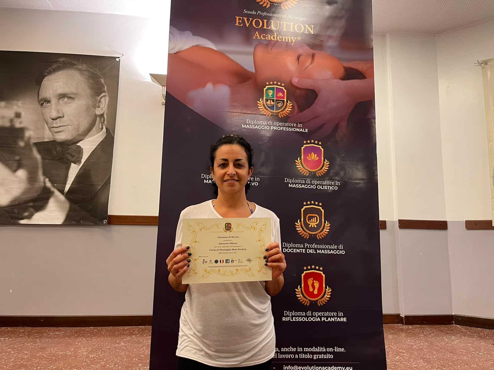 Lezioni di massaggi e corsi di formazione professionale presso Evolution Academy®.