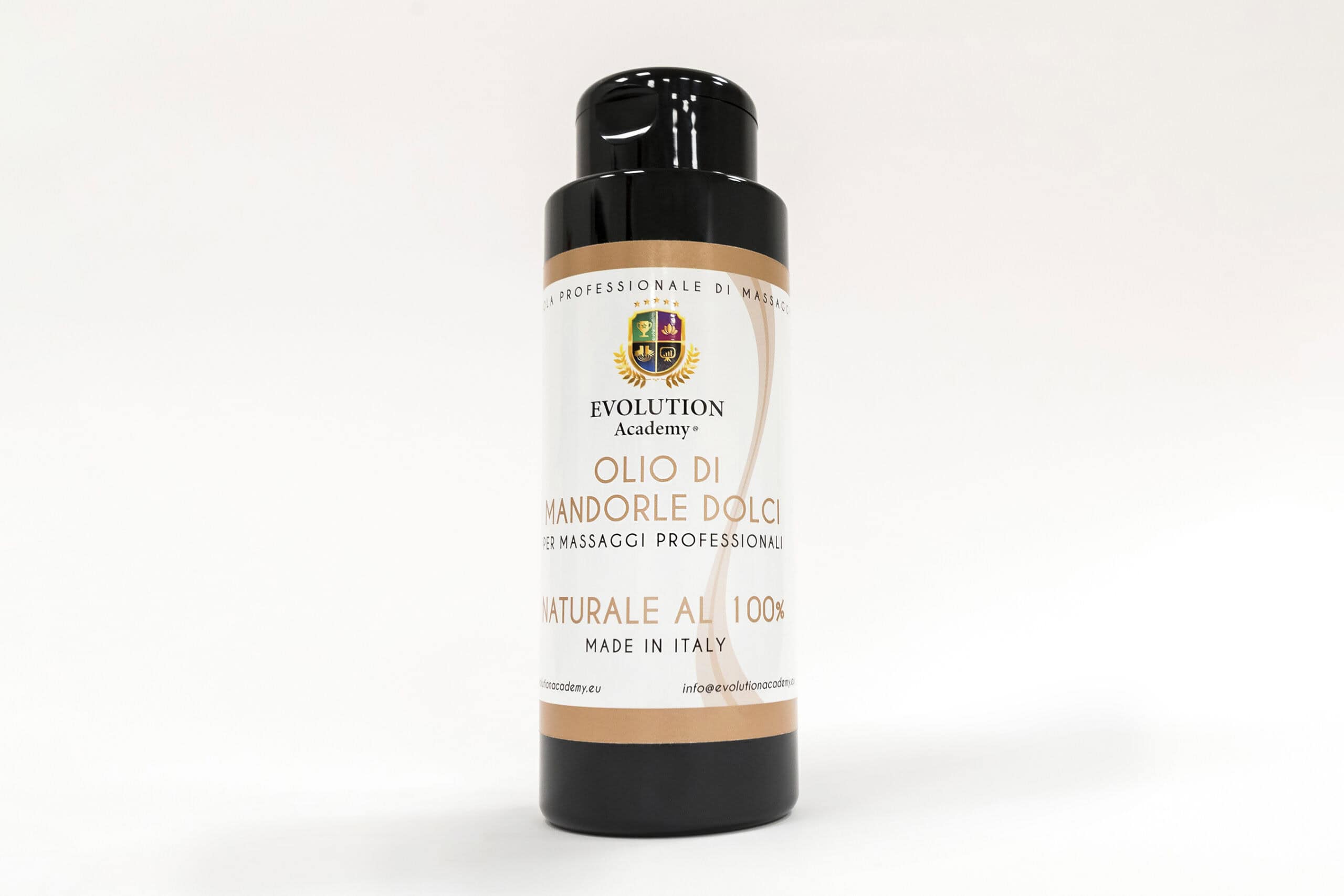 Olio di mandorle dolci professionale, naturale al 100%, per massaggi relax e benessere.