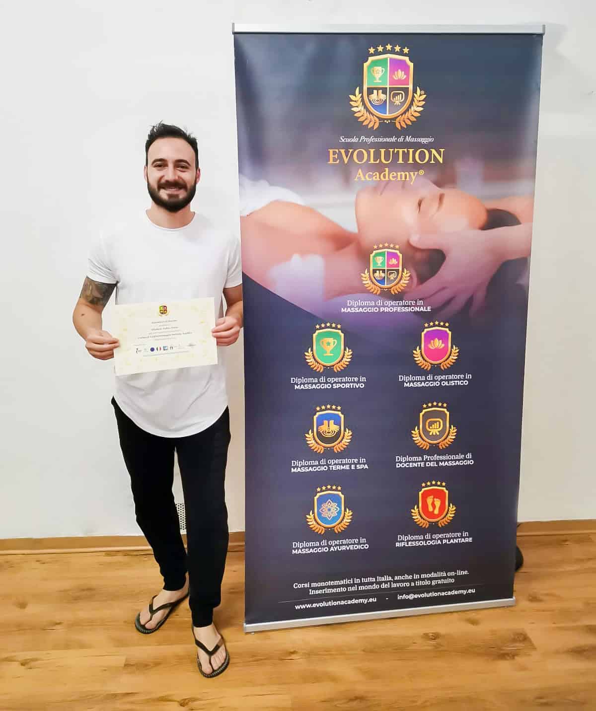 Allievo con l'attestato di merito