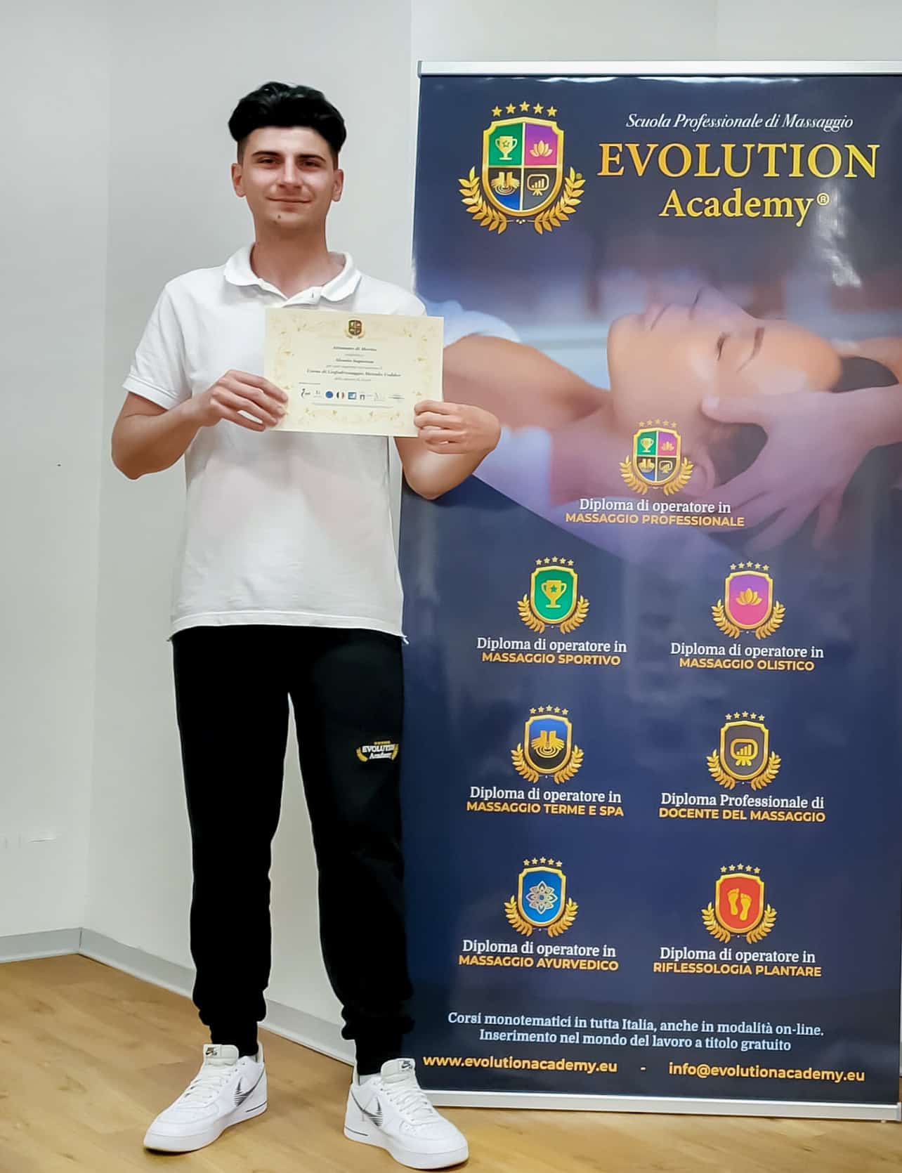 L'attestato di merito a fine corso