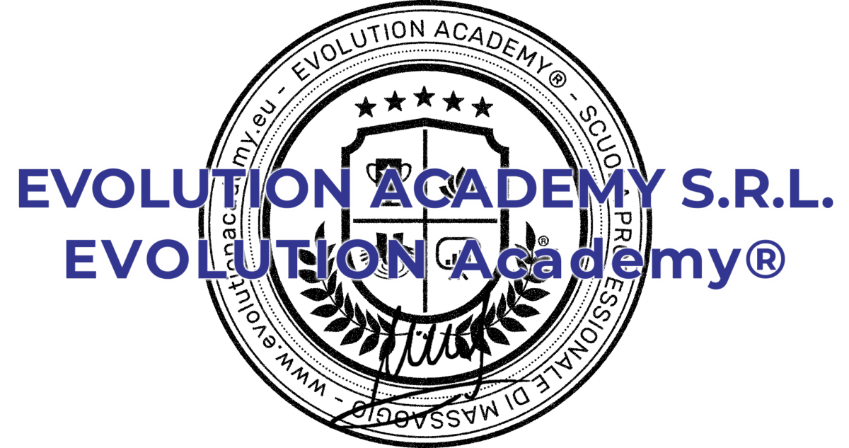 Evoluzione Academy logo di alta qualità, formazione e crescita personale in Italia.