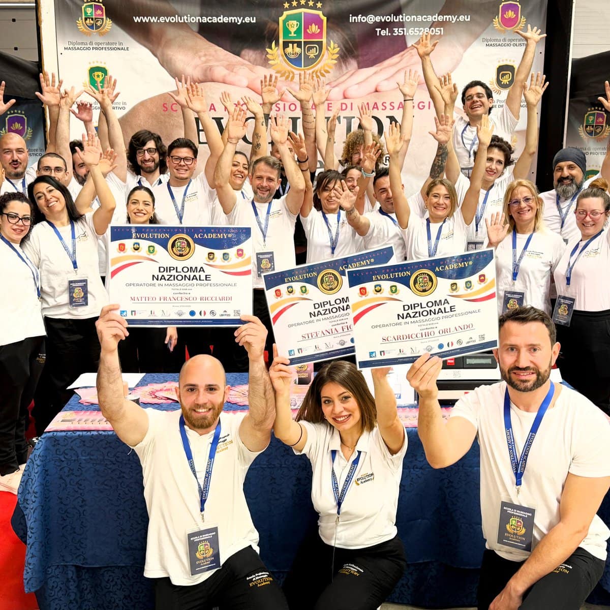 Allievi di Evolution Academy - Corso massaggio Mestre