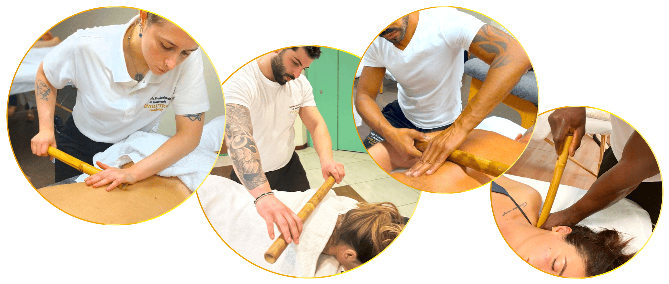 Kit Bamboo Massage Artigianale_ Evolution Academy Scuola Professionale di Massaggio