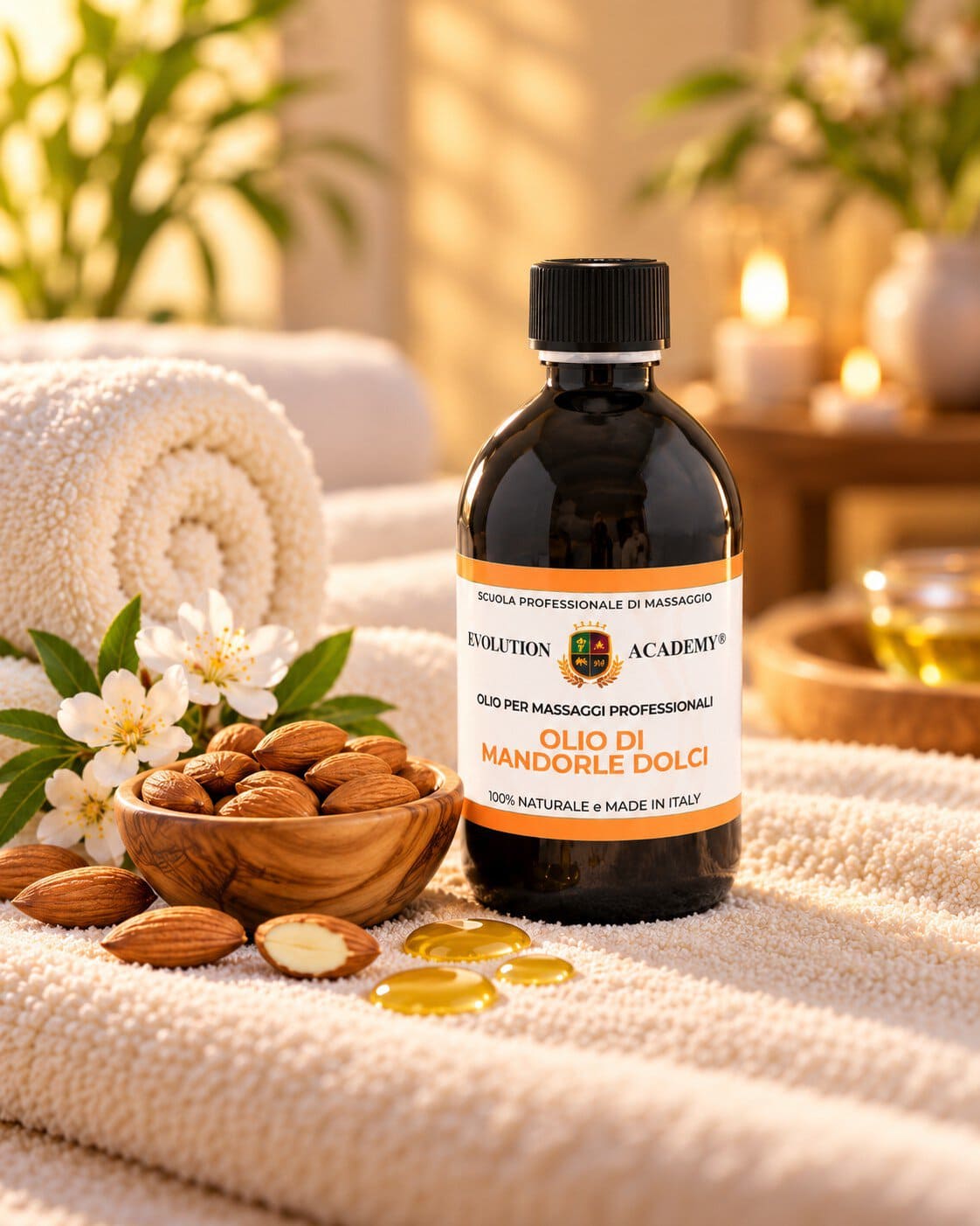 Olio di Mandorle Dolci per massaggi_Evolution Academy